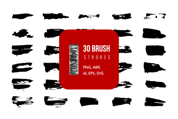 Abstract Black Textured Strokes: Design Guide