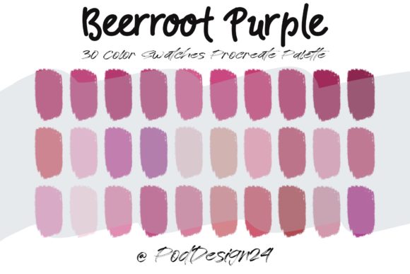 Beetroot Purple: Procreate Palette Guide