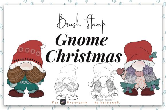 Crafting Festive Designs with Procreate Stamps
