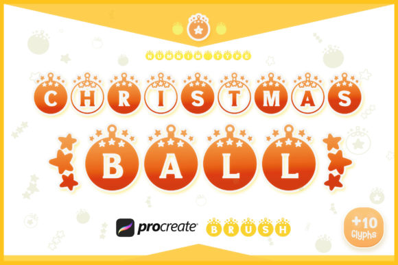 Mastering Festive Design with Procreate Brush Stamps Christmas Ball