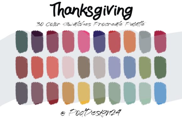 Mastering the Procreate Color Palette Thanksgiving for Seasonal Digital Art