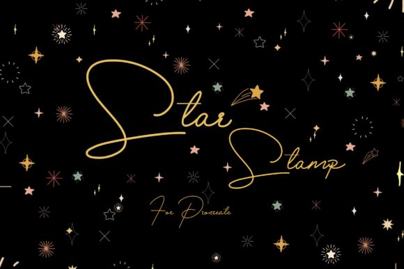 Procreate 22 Star Stamp Brushes