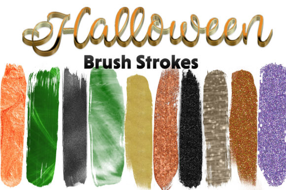 Ten Halloween Pattern Paint Strokes: Integrating Glitter Assets into Professional Design Workflows