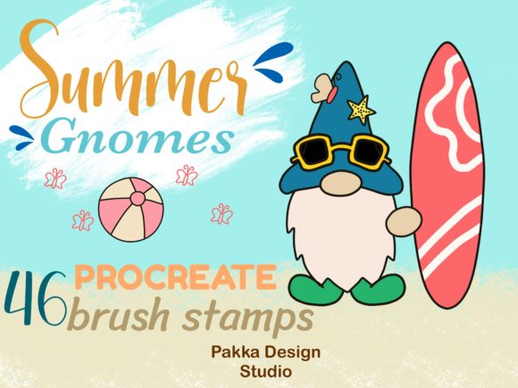Unlocking Creative Potential with Procreate Brush Stamps: A Guide to Gnome Summer by Pakka Design Studio