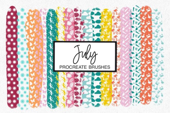 Unlocking Summer Creativity: A Guide to July Procreate Pattern Brushes for Digital Artists