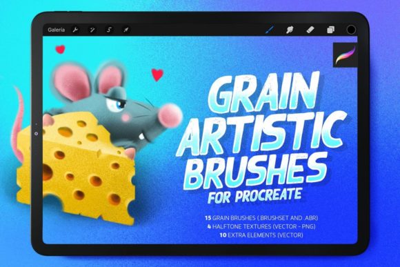 Unlocking Texture and Depth with Grain Artistic Brushes for Procreate
